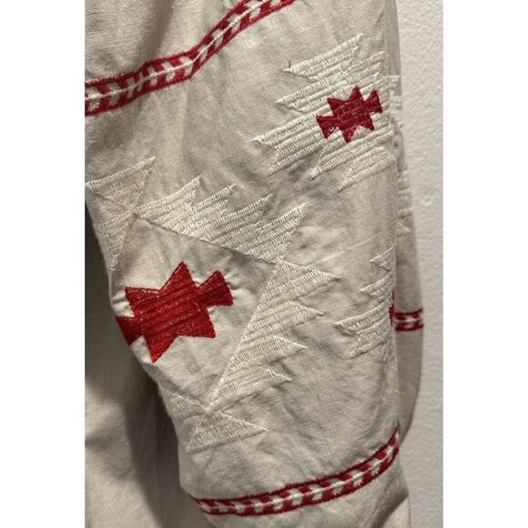 Journal Standard Size F Embroidered Blouse Bohemian Vacation Festival Boho - Picture 4 of 8